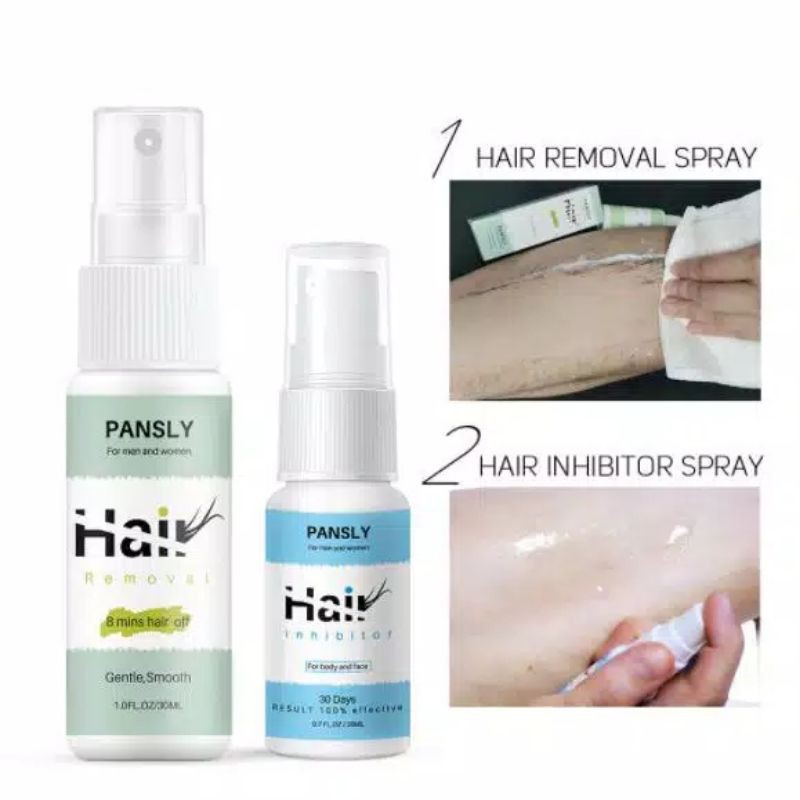 Jual Pansly Hair Removal 30ml & Pansly Hair Inhibitor 20ml / Cairan ...