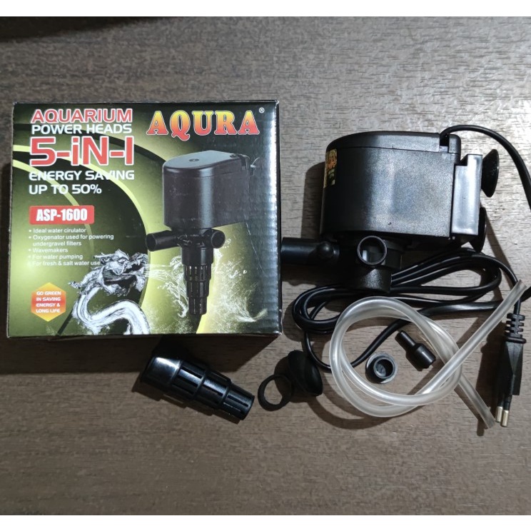 Pompa Aqura ASP 1600 Aquarium Aquascape Hemat Energy