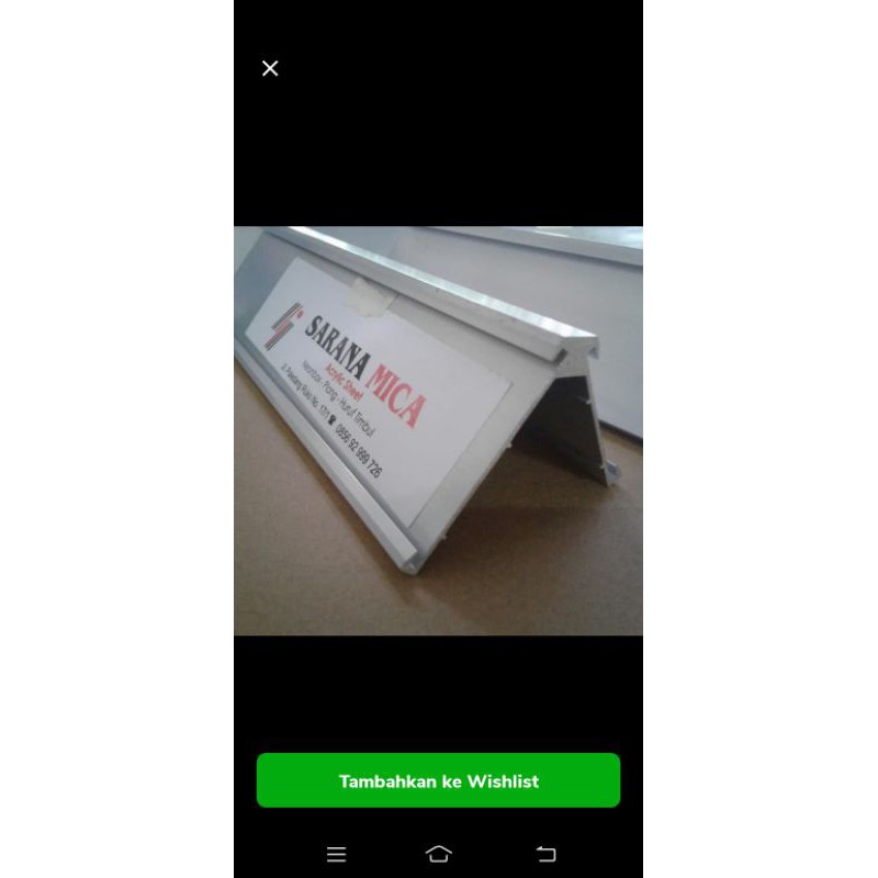 

papan nama name desk nama meja