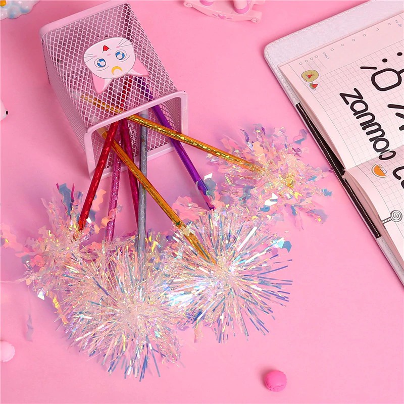 

INDORETAIL | Hot Sale Kawaii Glitter Ballpoint Pena Kreatif Rainbow Warna Gel Pena 0.5 MM Baru Alat