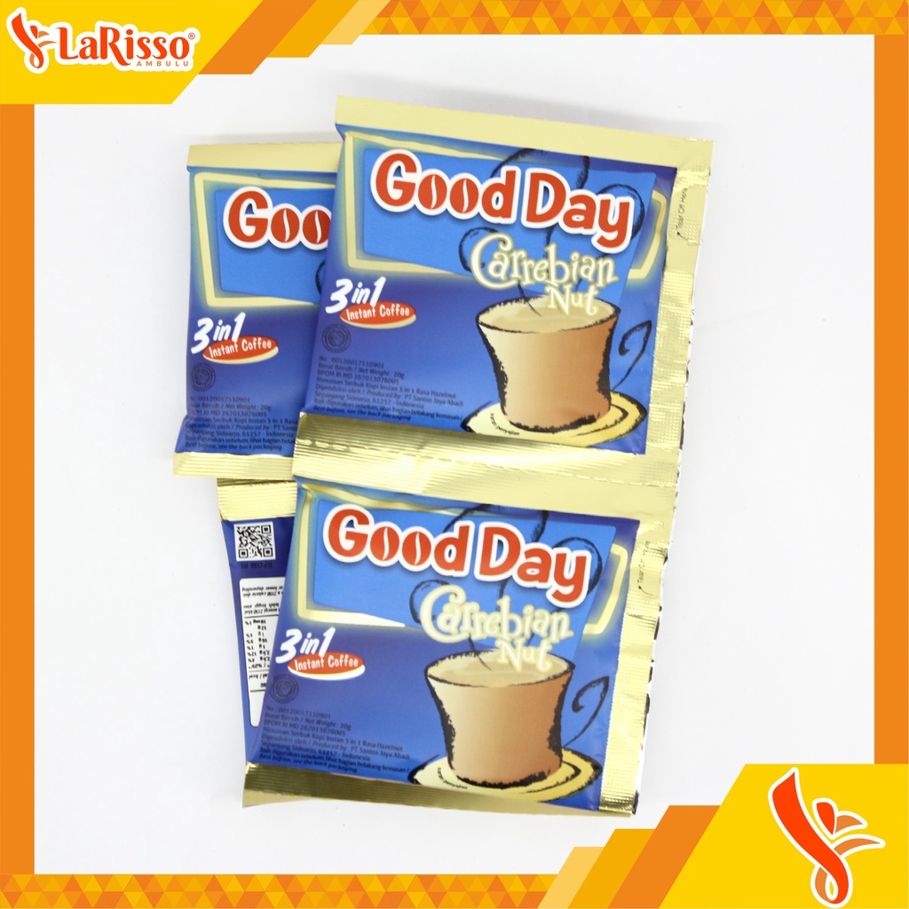 

GOOD DAY 3IN1 INSTANT COFFEE 10X20GR SACHET ALL VARIAN