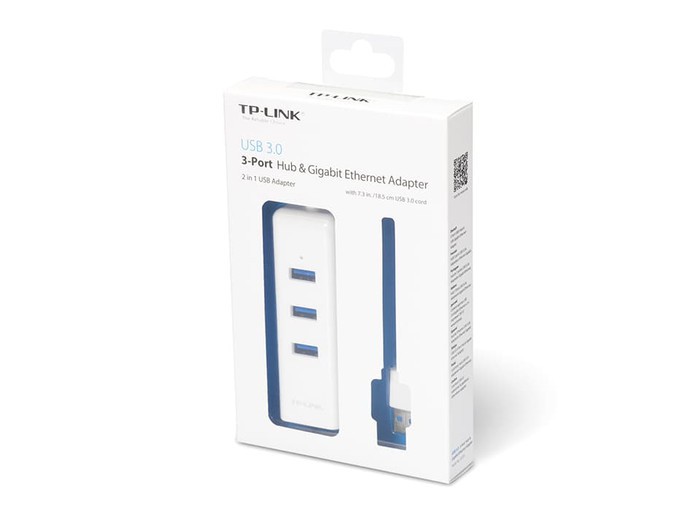 TP-LINK UE330 USB 3.0 3-Port Hub &amp; Gigabit USB Ethernet Adapter TPLINK