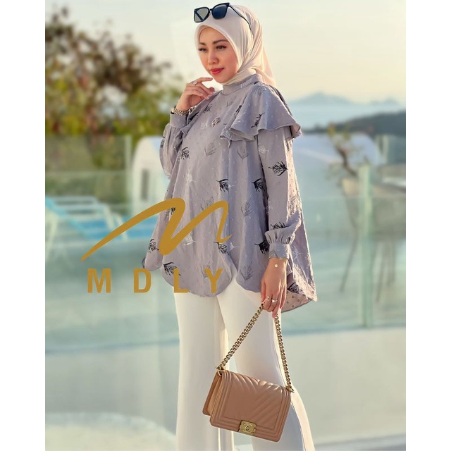 Atasan Kemeja Wanita Terbaru Livia  Blouse by Mdly