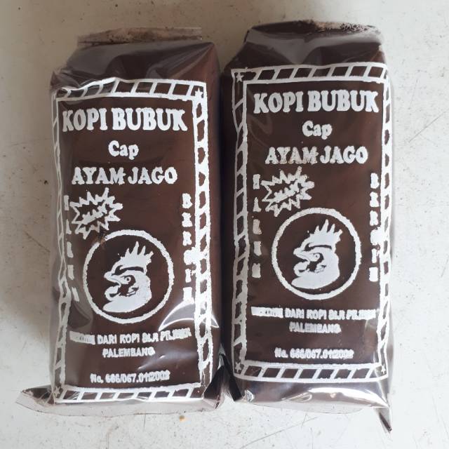 

KOPI BUBUK ASLI KHAS PALEMBANG CAP AYAM JAGO 250 GRAm