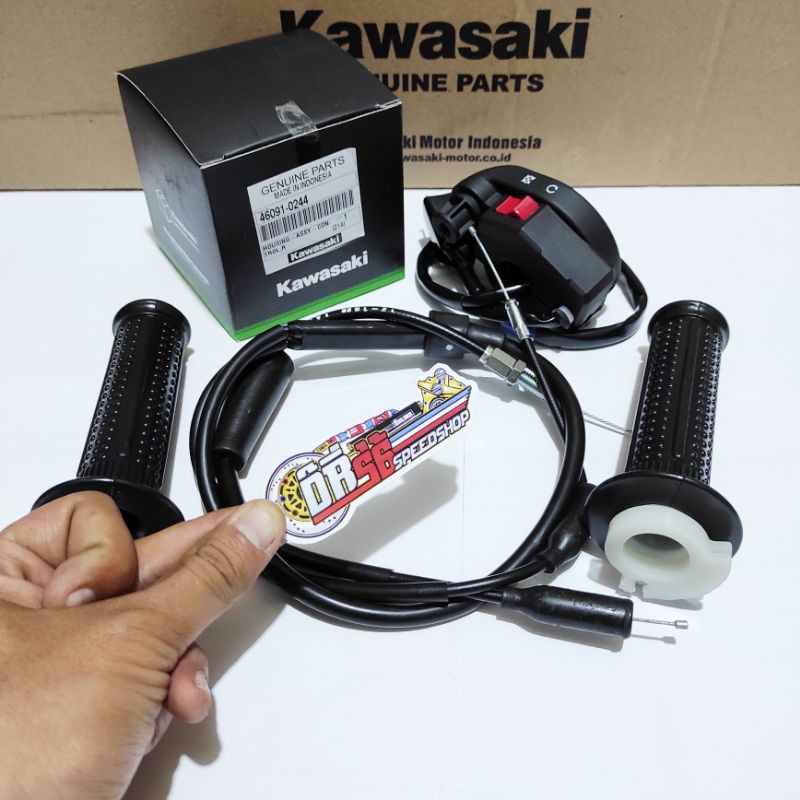 Gas Spontan Komplit Ninja RR New Original Kawasaki PNP RX King