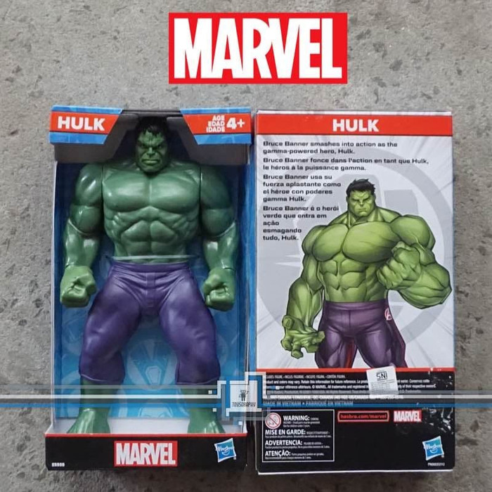 MAINAN ACTION FIGURE MAF549 HULK 9" MARVEL AVENGERS - HASBRO HULK 23 CM ORI