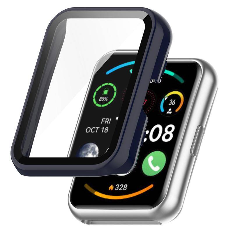 Pelindung Layar Tempered Glass bumper Full cover Untuk HUAWEI Watch Fit 2 ES