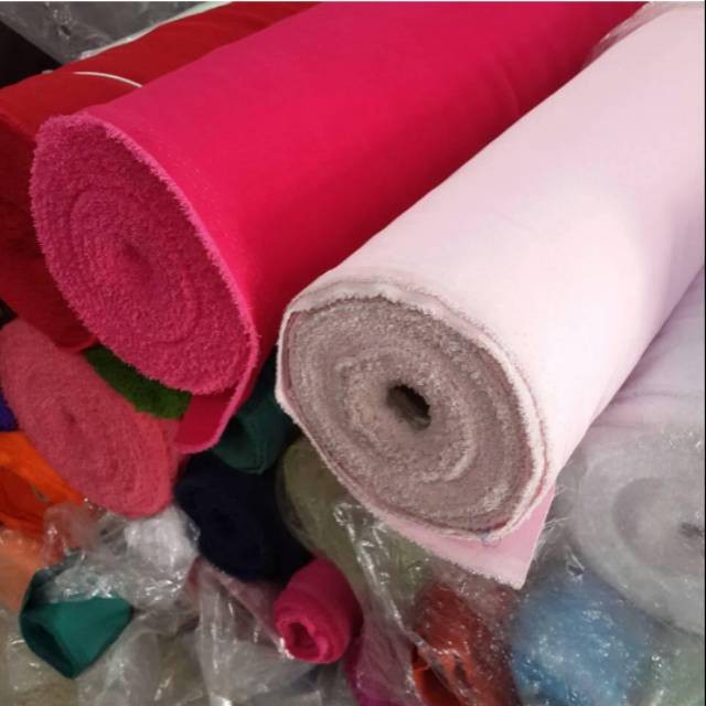 kain tessa polos (harga per 25cm)