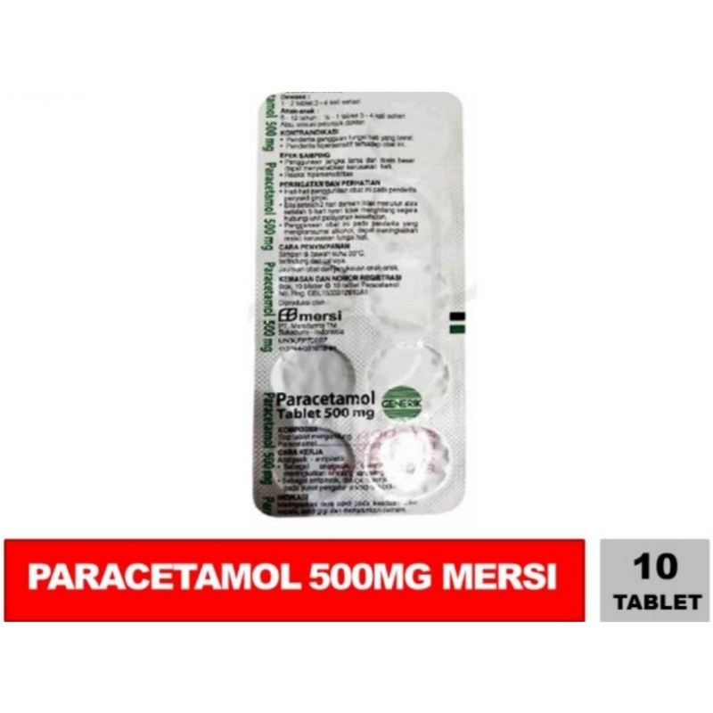 paracetamol generik mersifarma