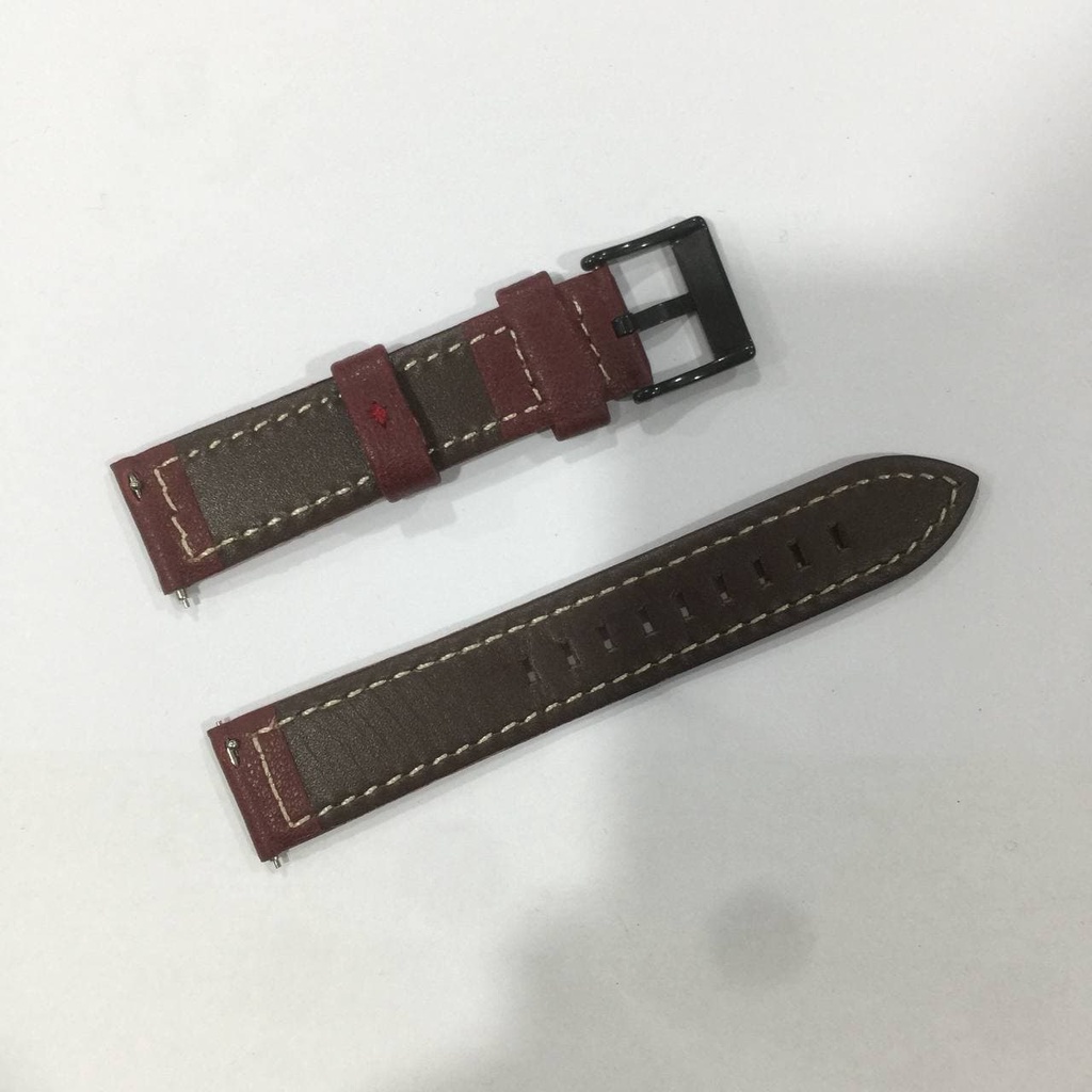 STRAP Classic Leather PU 20mm Universal Watch Strap - Hanya Gelang