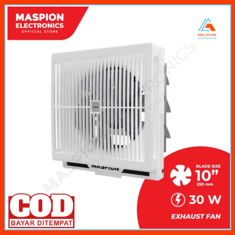 Heksos/Hexos 10 inch Maspion MV-250 NEX Exhaust Fan Kipas Hisap Dinding Angin Keluar Dan Masuk