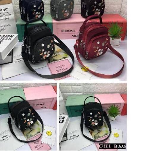 ➢ Tas Chibao Bobo Y332 8016 bordir bunga import ❇