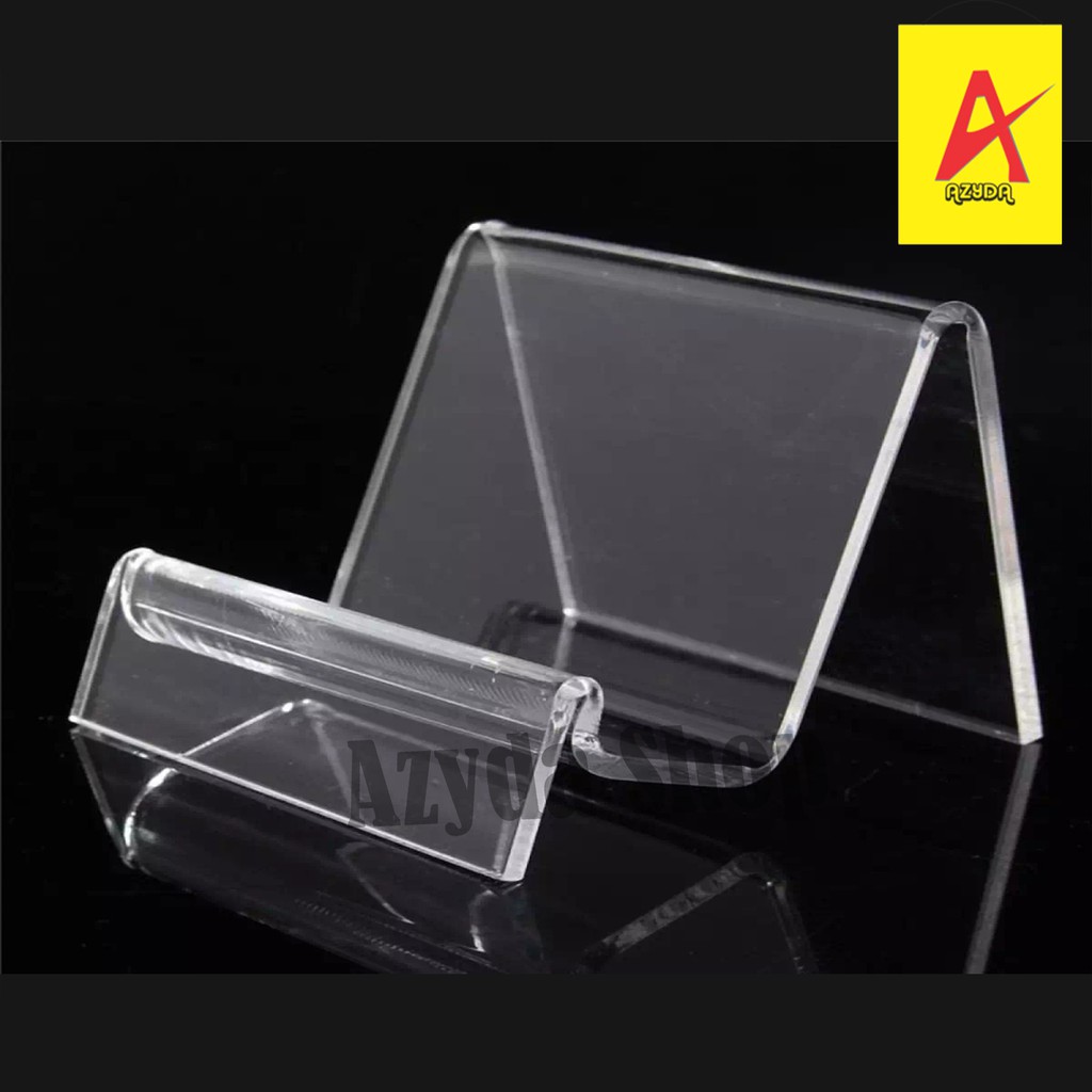3 pcs acrylyc Rak Akrilik Tempat Dompet Bening Transparan Pajangan Dompet Portable Serbaguna
