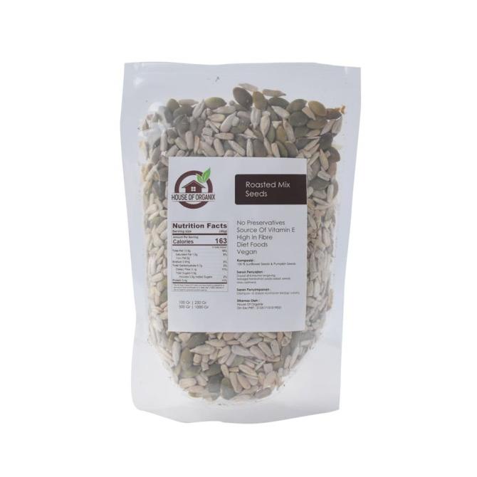 

Roasted Mix Sunflower Pumpkin Seeds ( Panggang ) - 1 Kg