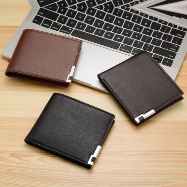 ⭐SMP⭐Dompet Pria Simple Style PU Leather Men Wallet Import Real Pict Sempurna1688