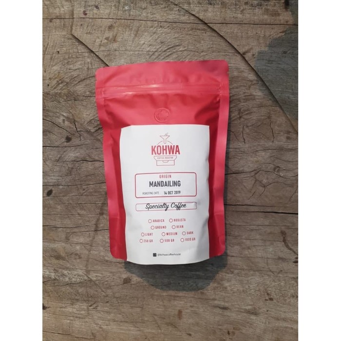 

Arabica Mandailing 250 gram