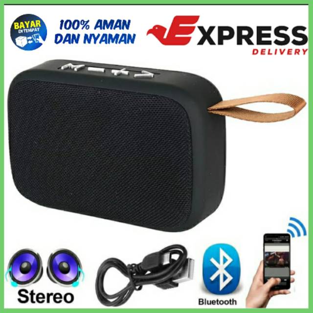 Speaker Bluetooth Mini Wireless TablePro MG2 G2 FM Radio 1200Mah
