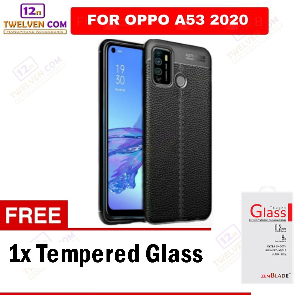 Case Auto Focus Softcase Casing for Samsung A01 Core - Hitam + Free Tempered Glass