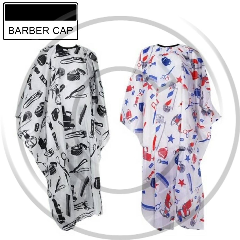 Barber Cape Corak Motif / Kep Pangkas Rambut Salon - CO