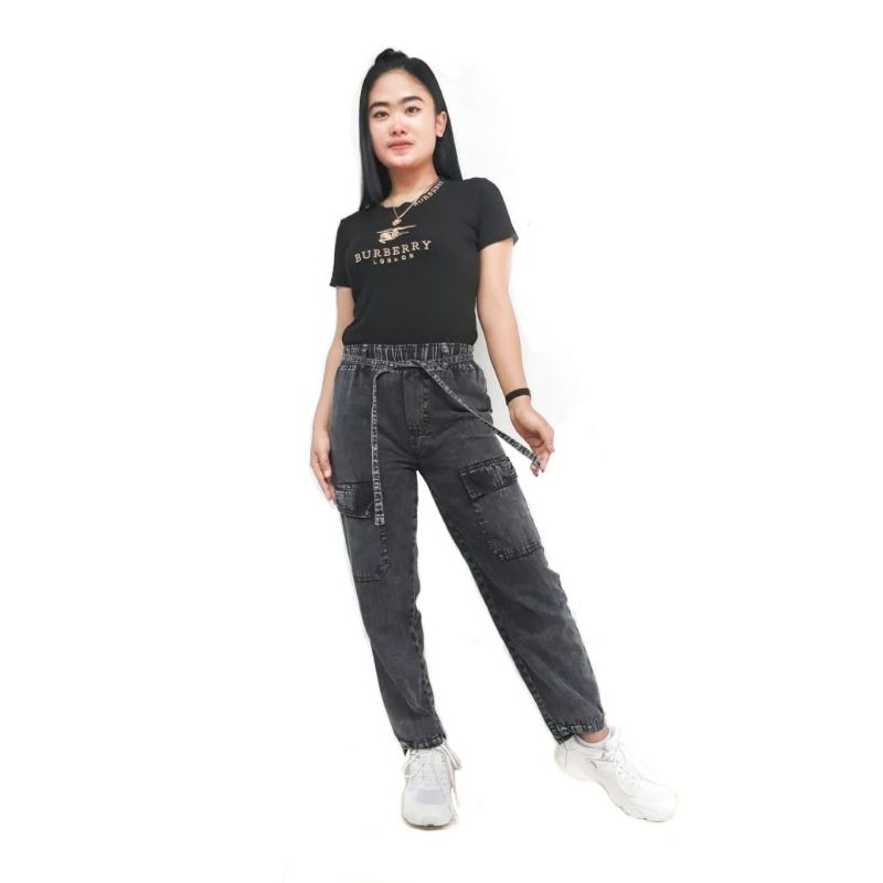 Celana Boyfriend Jeans Wanita -Baggy jeans Premium