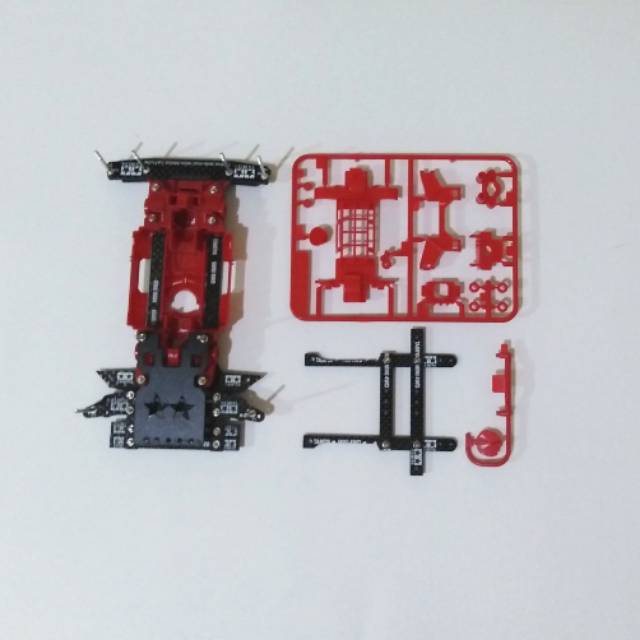 Mobil STO 50 kosongan MSL suspension (chasis merah)