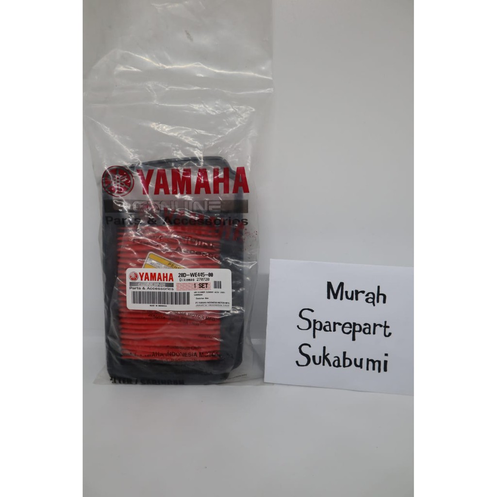 FILTER UDARA MIO SPORTY ORI /SARINGAN UDARA MIO SPORTY ASLI YAMAHA 28D WE445 00 ORIGINAL 100PERSEN