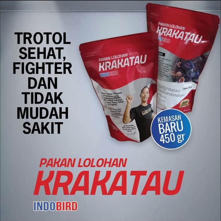 PAKAN BURUNG LOLOHAN KRAKATAU 450 GR