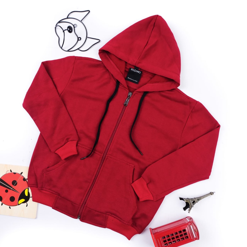 KID'S SONY Zipper || Jaket Hoodie Zipper ANAK II Sweater Polos Anak II 17 PILIHAN WARNA SZ S-M-LXL