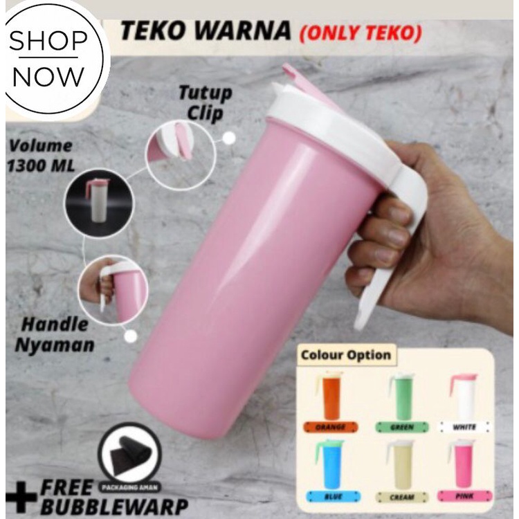 TEKO PLASTIK POLOS 1.3 LITER