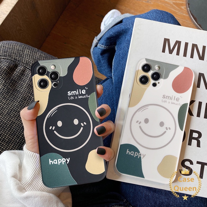 Casing Soft Case Tpu Motif Smile Untuk Xiaomi Poco M3 Poco X3 Pro Nfc Redmi Note10S 8 9 10 Pro Max Plus Redmi 10A 9A 10 9T 9 9 9C