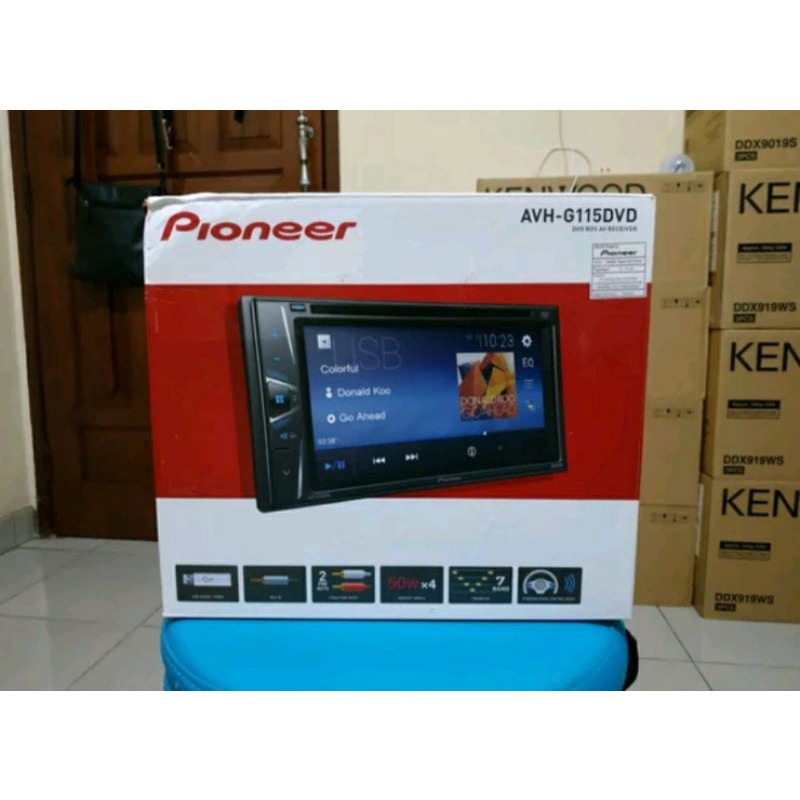 Head unit Pioneer avh g115dvd - pioneer avhg115dvd - double din pioneer avh115