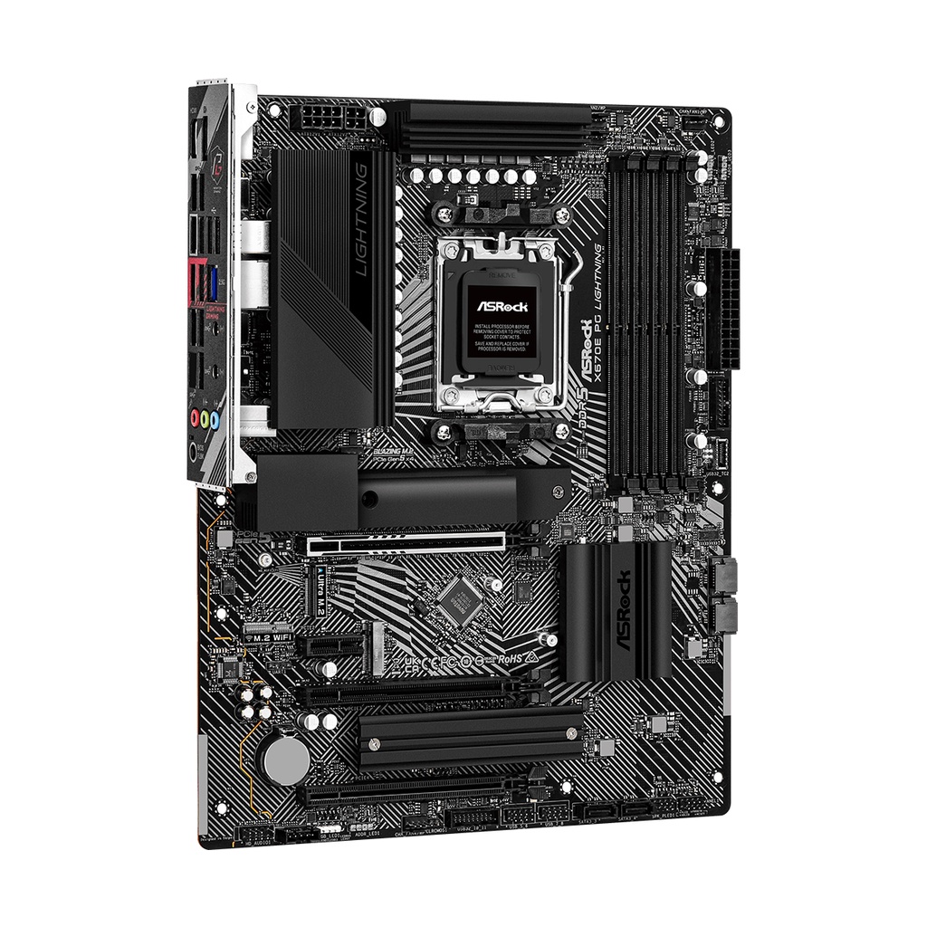 ASRock X670E PG Lightning | Motherboard AMD X670 DDR5 AM5 Ryzen 7000 Phantom Gaming