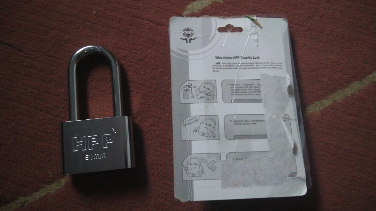 Gembok Putih 60 Mm Leher Panjang Hpp Murah