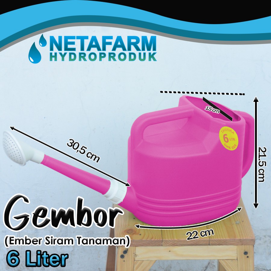 Gembor Air Ember Penyiram Tanaman Watering Can 6 Liter