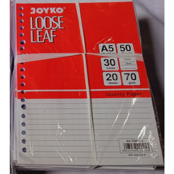 

[GROSIR]-(ECER) LL JOYKO 7020 A5 50s (Uk.buku kecil)