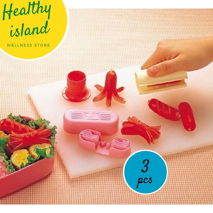 Alat Bentuk Makan Anak Sosis Gurita Kepiting Potong Sausage Cutter