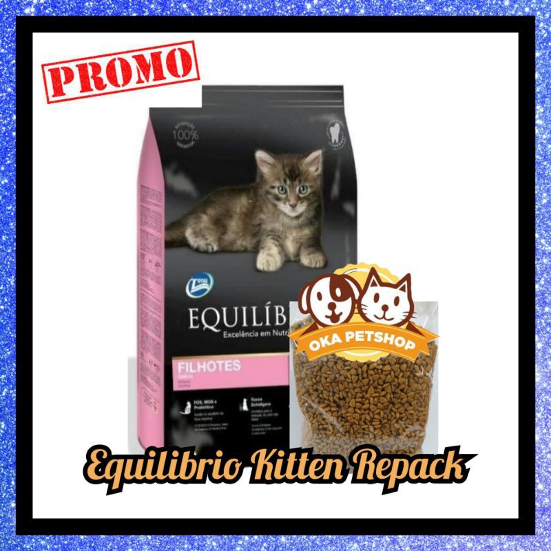 Equilibrio Kitten Kemasan 1kg - Makanan Kucing Equil Kitten