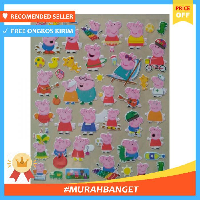 

Sticker Anak Timbul Karakter Peppa Pig ( 2 Pcs ) - Pengikat & Perekat - Stiker