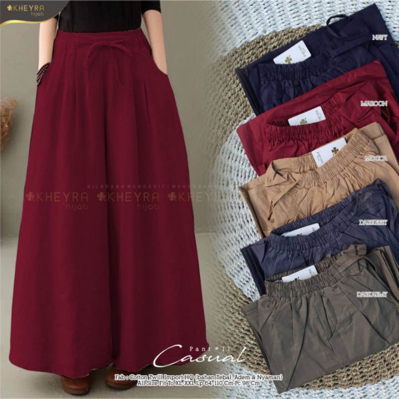 CASUAL PANTS #11 BY KHEYRA HIJAB SOLO