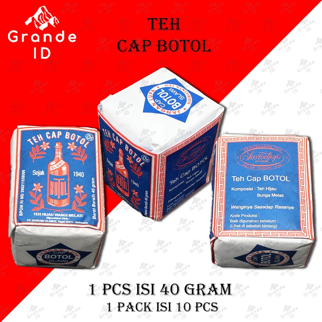 

TEH CAP BOTOL 40 GRAM TEA