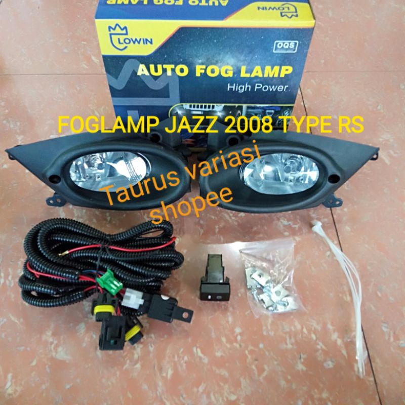 Foglamp Bumper Lampu Kabut HONDA Jazz New 2008 Type RS Lowin