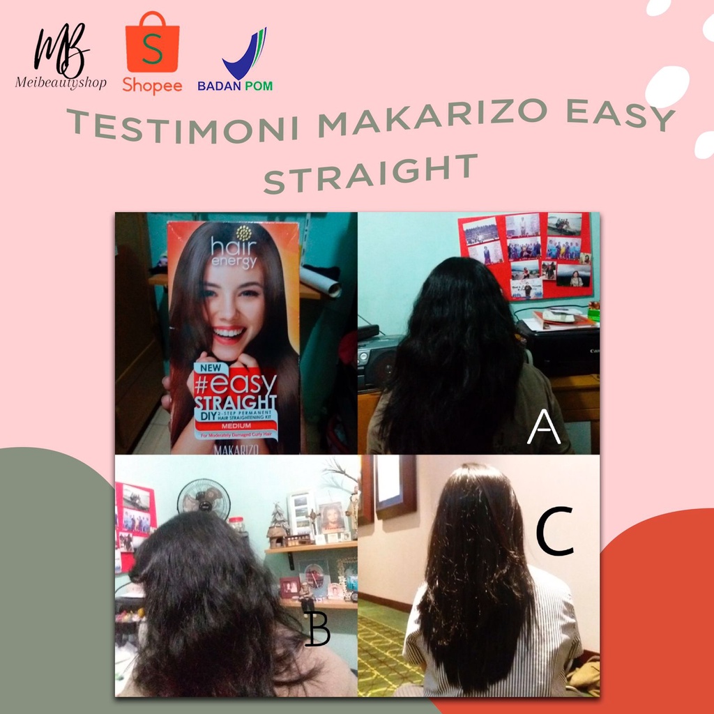 MAKARIZO Easy Straight Mild / Medium / Strong / Obat Pelurus Rambut