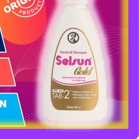 ✺ Selsun GOLD Shampoo 120ml / Selsun Shampoo / Selsun Shampo / BEBIBER - SelsunGold 120m ➭