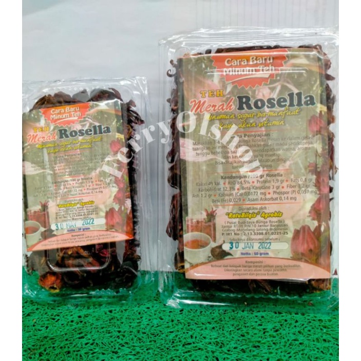 

Teh bunga rosella / teh merah rosella