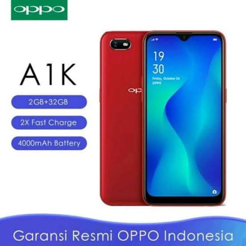 Oppo A1K 2/32 garansi resmi