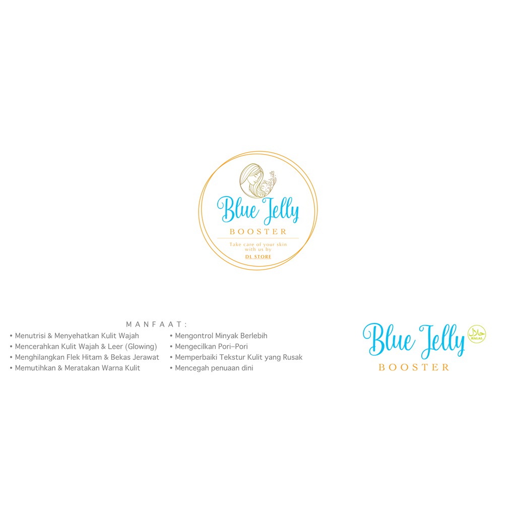 

BLUE JELLY STICKER | SUN PRINTING ( STIKER LABEL BLUE JELLY )