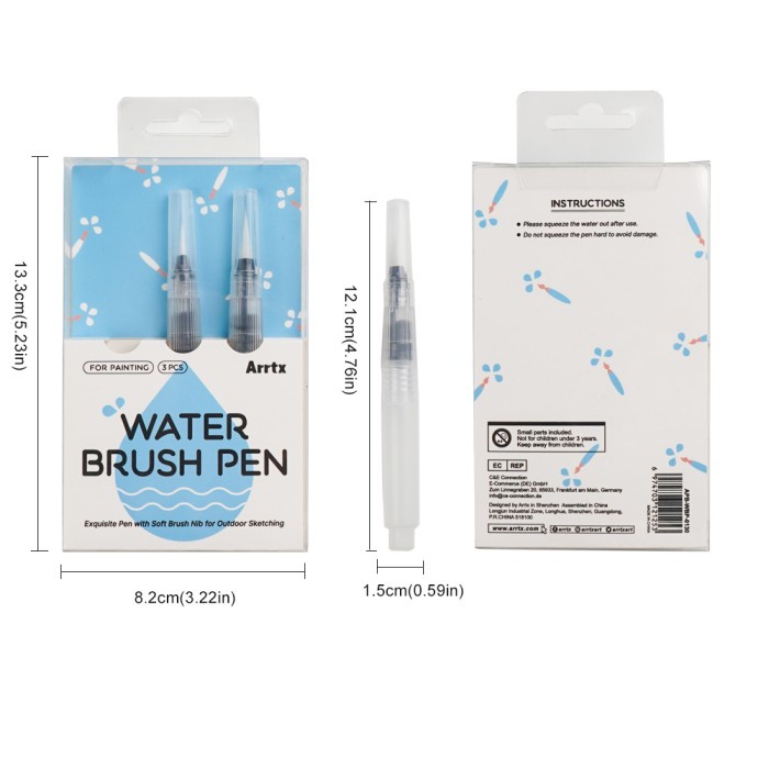 

Produk Terbaru Arrtx Water Brush Pen Set 3
