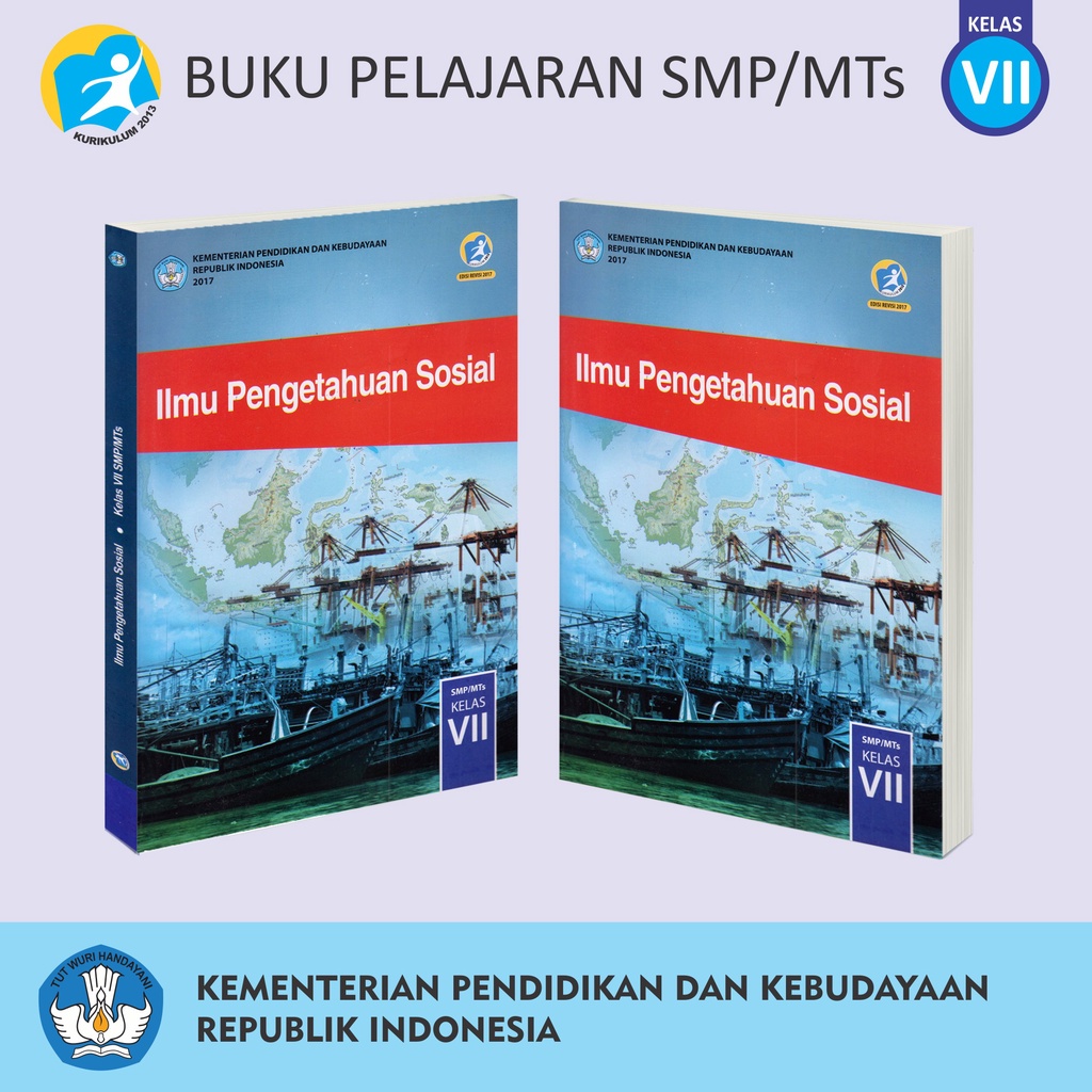 Buku Pendidikan Tingkat SMP MTs Kelas VII Matematika Bahasa Inggris Indonesia Penjaskes Seni Budaya IPA IPS Prakarya-2