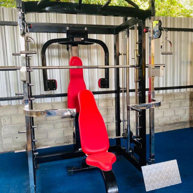 Alat fitness Smith plus cablecrosover /alat angkat beban