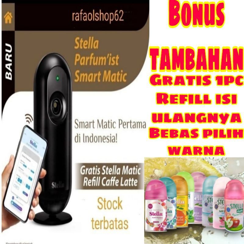 STELLA PARFUMIST SMART MATIC + 1pcs REFILL TAMBAHAN